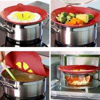 Silicone Anti-Overflow Pot Cover Cooking Flower Boiling Safety Kitchen Cover Handle Cooking Plug Anti-Boiling Anti-Flame Food Other Specialty Kitchen