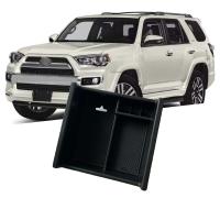 [Xiaofeitian Auto Supplies] สำหรับโตโยต้า4Runner 2010-2021คอนโซลกลางออแกไนเซอร์ที่เท้าแขนรถกล่องเก็บพาเลทจัดเก็บอุปกรณ์ภาชนะ