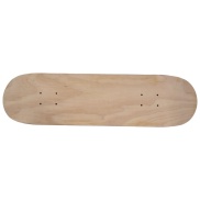 8Inch 8-Layer Maple Blank Double Concave Skateboards Natural Skate Deck