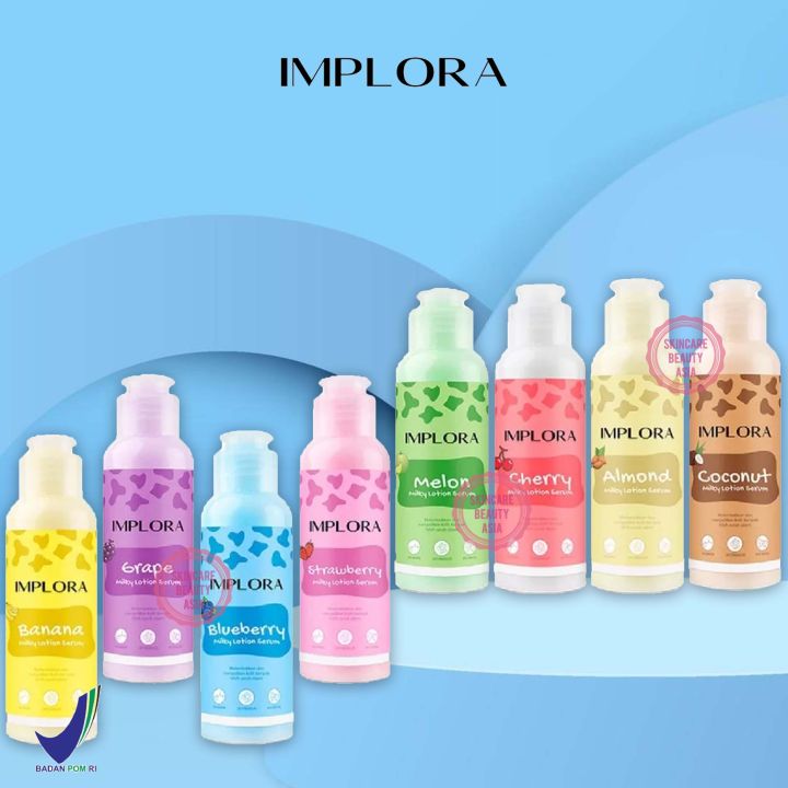IMPLORA Milky Lotion Serum 60ml 100ml Body Lotion Lazada Indonesia