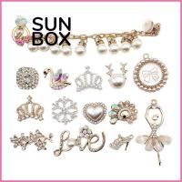 SUN BOX ตกแต่ง DIY ผู้หญิง เพทาย รองเท้าแตะ รองเท้าลำลอง การดูแลรองเท้าและอุปกรณ์เสริม คลิปตกแต่งรองเท้า ที่ห้อยรองเท้า ตกแต่งรองเท้า คลิปหนีบรองเท้า