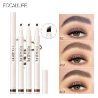 FOCALLURE Eyebrow Pencil 4 Points Long Lasting Liquid Natural Waterproof High Quality Eye Brow Tattoo Pen Cosmetics