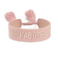 Woven Bracelet Gift Friendship Bracelet Arm Letter Embroidery Jewelry Accessories Wholesale Direct Sales