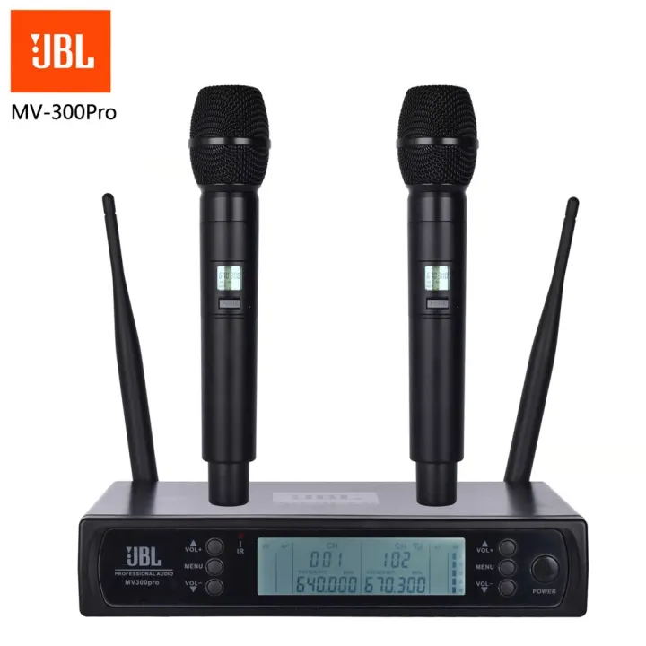 MV300Pro Handheld Wireless Microphone UHF 640690Mhz Micro JBL VM300