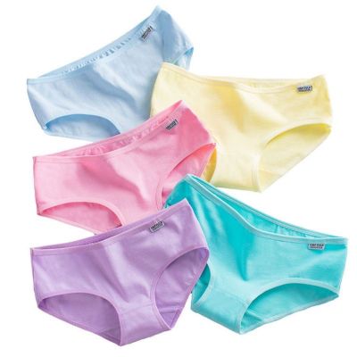 [ส่งเร็วพิเศษ!] กางเกงใน ผู้หญิง A123 ตัวละ 9 บาท มีหลายสี (S-M-L) ราคาถูกมาก