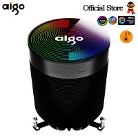 ☑ Aigo CPU Cooler pwm led rgb Fan Radiator 4PIN 5 Pure Copper Heat-pipes freeze Tower Cooling System ARGB aura sync CPU Cooling