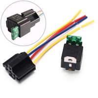 【CW】 1pcs Automotive Relay 12v 5pin 40a Car 4pin With Terminal Socket