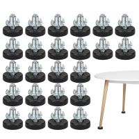 【LZ】㍿♤  Pés de nivelamento de mesa ajustável para móveis Nivelador resistente para armários Mesas de sofá cadeiras 24 pcs 12 pcs