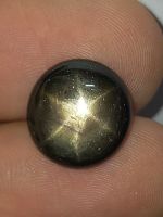 พลอย สตาร์ แซฟไฟร์ ธรรมชาติ แท้ ( Natural Black Star Sapphire ) หนัก 9.67 กะรัต