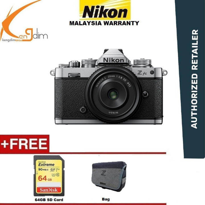 Nikon Z fc / Zfc Mirrorless Digital Camera with 28mm Lens (INSTALLMENT AVAILABLE) Lazada
