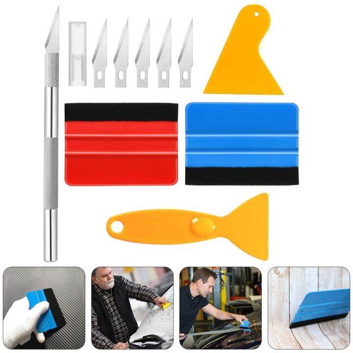 Tool Tint Car Window Film Supplies Installation Squeegee Kit Scraper