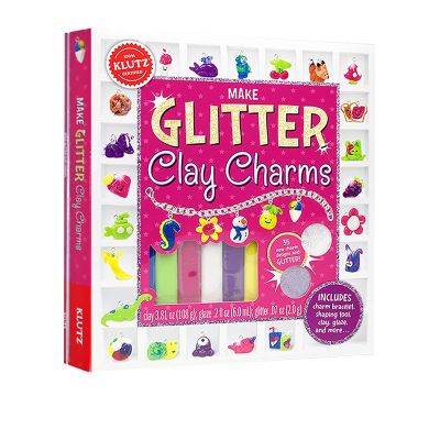 Original English klutz make glitter clay Charms making shiny clay ornaments to cultivate childrens practical ability handmade with making materials