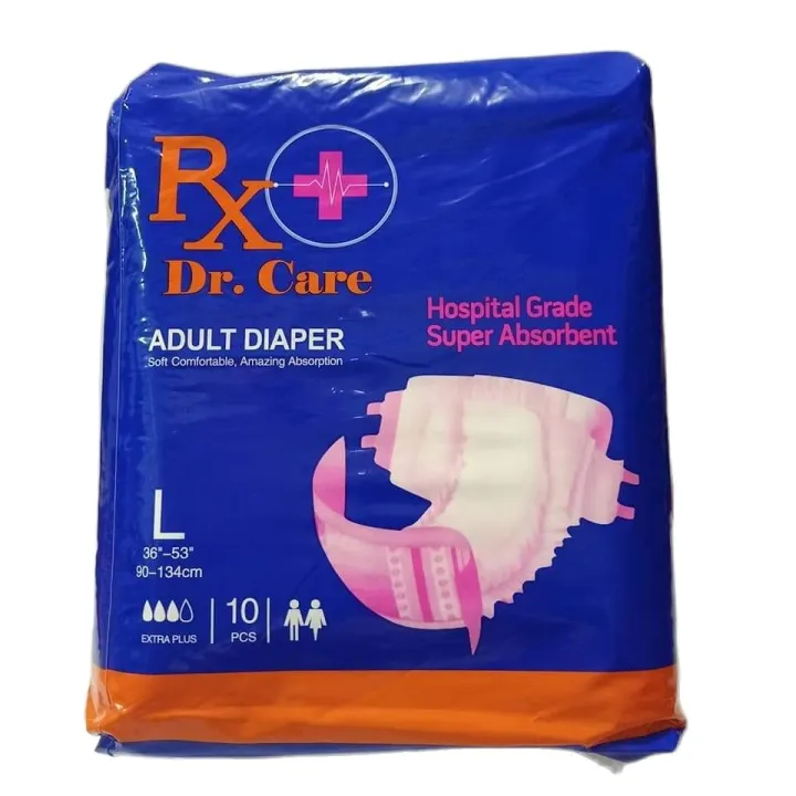 Rx Dr Care Adult Diaper Tape Large 1pack 10pcs Pack Lazada Ph