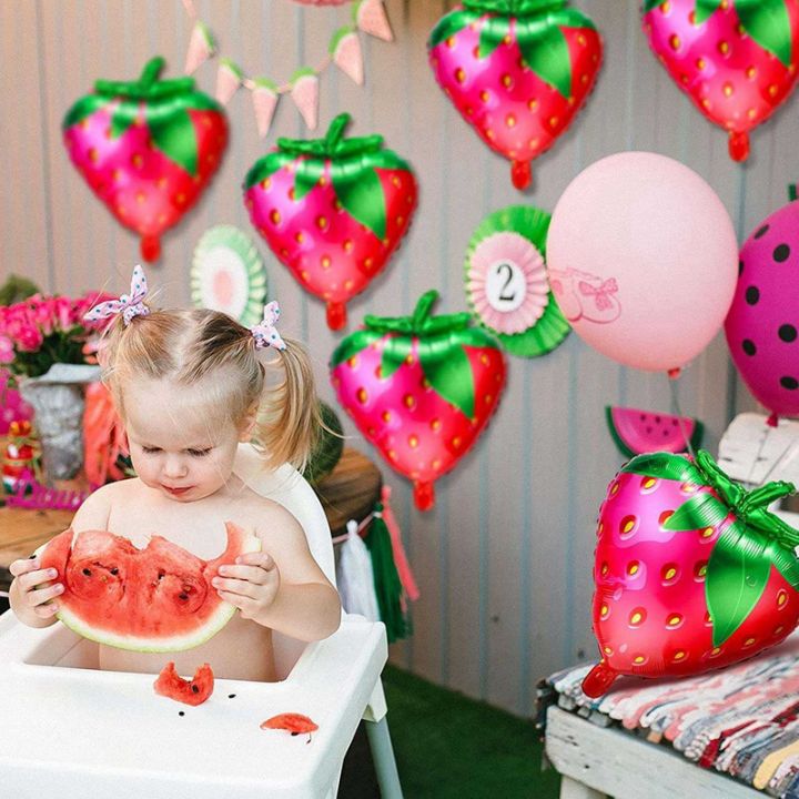 30pcs-strawberry-balloons-sweet-strawberry-foil-mylar-balloons-for-girls-strawberry-themed-birthday-party-decorations