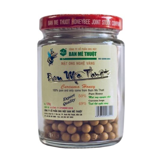 Hcmmật ong nghệ vàng ban mê thuột 120gr hỗ trợ viêm loét dạ dày 100% tự - ảnh sản phẩm 1