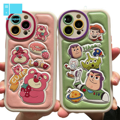 เคสลายการ์ตูนเคสโทรศัพท์มือถือฝาครอบป้องกันกันตกเข้ากันได้กับ Iphone 14/13/12/11ซีรีส์