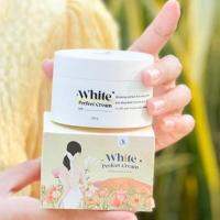 โสมควีน  *แบบกระปุก  White Perfect Cream ปรับผิวให้ใส กล้าโชว์ผิวแบบมั่นใจ ปลอดภัย ไร้สารเคมี อ่อนโยนสุดๆ คุณแม่ท้องใช้ได้