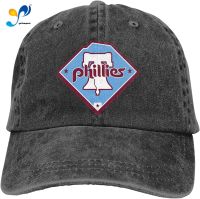 Philadelphia Baseball Phillie Sandwich Cap Denim Hats Baseball Cap Adult Cowboy Hat
