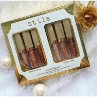 Stila Eye For Elegance Liquid Eyeshadow Set อายแชโดว์กลิสเตอร์เนื้อเจล อายแชโดว์เจลกากเพชร