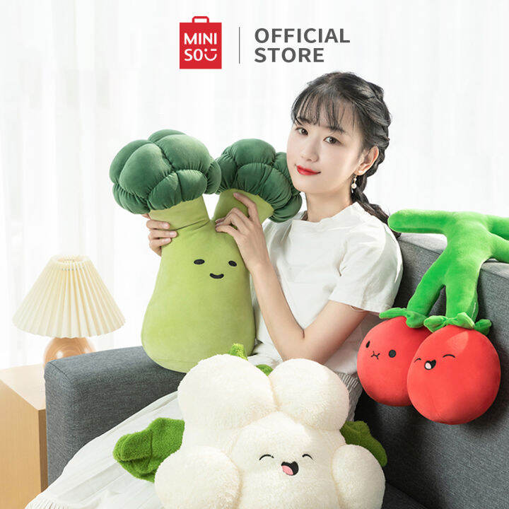 MINISO Vegetable Series Broccoli Stuffed Toys Cute Plush Toy