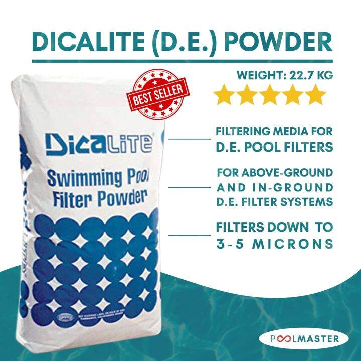 Dicalite Diatomaceous Earth (DE Filter Powder) for Swimming Pools 22