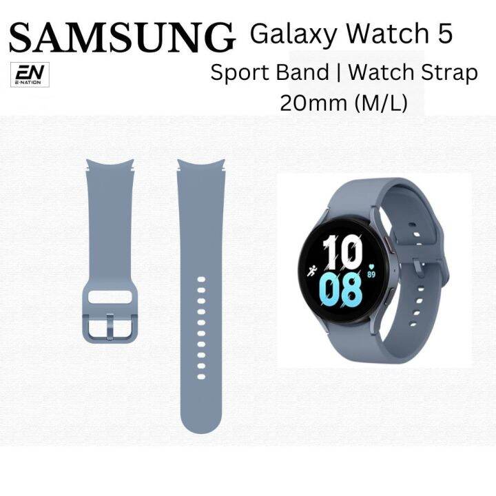 Galaxy Watch 5/Watch 5 Pro Sport Band Watch Strap 20mm (M/L) Lazada