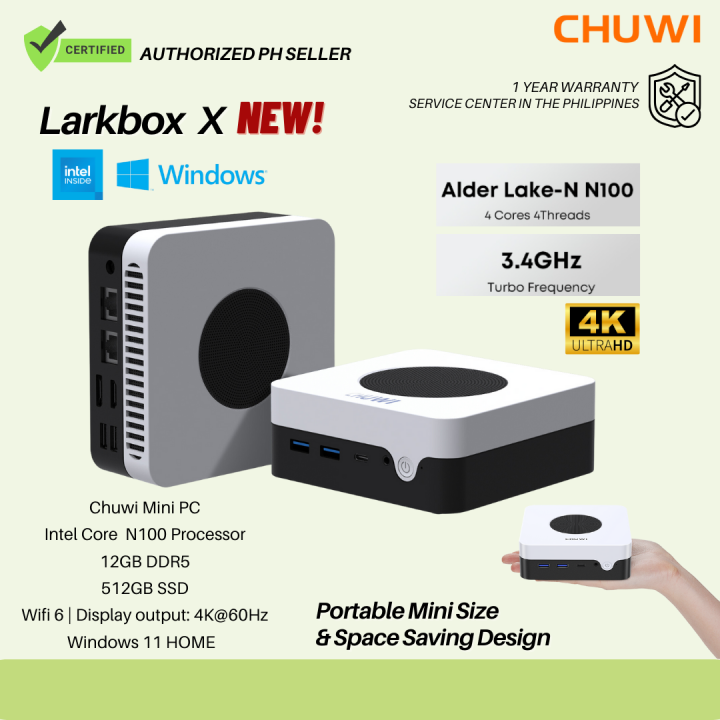 Chuwi Larkbox X Mini PC Intel N100 | Lazada PH