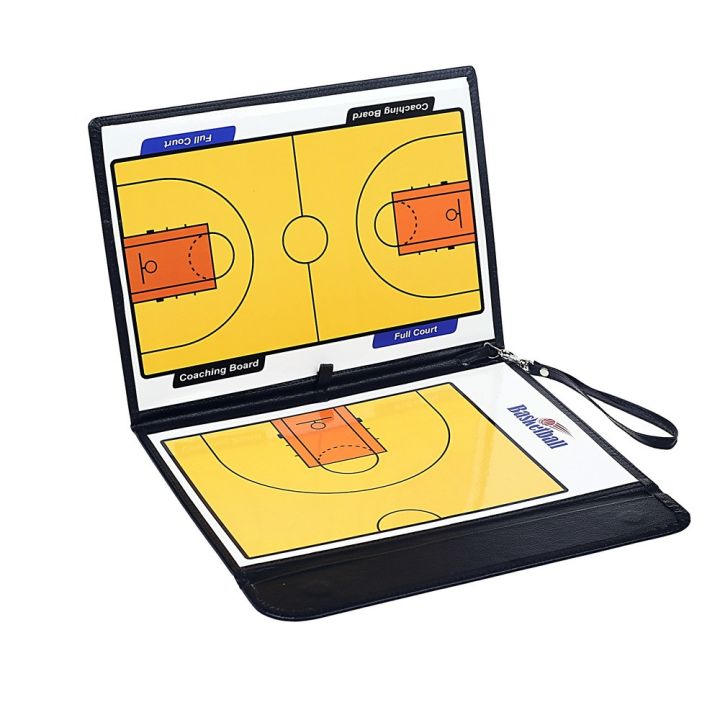 high-quality-magnetic-leather-basketball-tactic-board-tri-fold-coach-teaching-board-with-magnetic-stylus