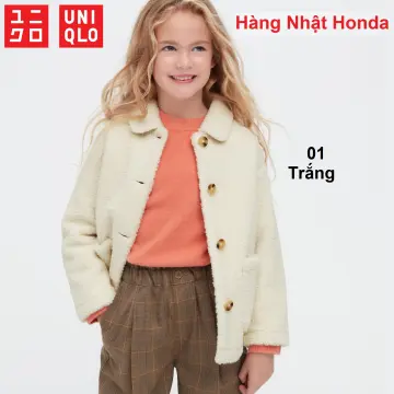 Áo Khoác Lông Xù Trẻ Em Uniqlo  Hàng chính hãng nội địa Nhật Bản