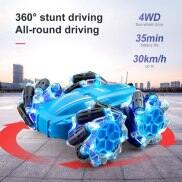 Xe Xe Nhào Lộn Điều Khiển Từ Xa Mới Đồ Chơi Điện Xe Rẽ Rc 2.4Ghz 4Wd Đồ
