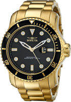 Invicta Mens 15351 Pro Diver Gold Ion-Plated Stainless Steel Watch