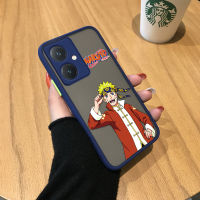 Diorcase สำหรับ Vivo Y27 NARUTO การ์ตูน Uzmmki Nutuo ขอบเคสนิ่มใส่โทรศัพท์มีน้ำค้างแข็งโปร่งใสแข็งกันกระแทกคลุมทั้งหมดเคสป้องกันกล้อง