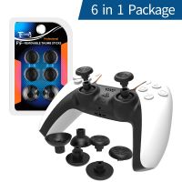 [Enjoy the small store] Thumbstick ที่ออกแบบตามหลักสรีรศาสตร์ที่เปลี่ยนได้สำหรับ PS5 Playstation 5คอนโทรลเลอร์กันลื่นที่ถอดออกได้ไม้นิ้วหัวแม่มือที่จับปรับได้ความสูง2นิ้ว