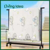 Living idea ราวตากผ้า บาร์เดี่ยว ราวเเขวนผ้าเหล็ก โครงเหล็กเเข็งเเรง ราวเเขวนผ้า ชั้นวางของ