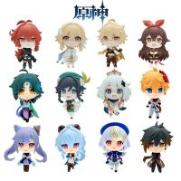 【CW】Genshin Impact Tartaglia Zhong Li Xiao Klee Ganyu Fischl HuTao Venti Kawaii Anime Game Action Figure Model Toys Doll Gift