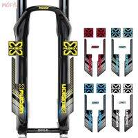 Stiker Fork หน้า RC32 X-Fusion 0.14มม. จักรยานเสือภูเขาดีไอวายตะเกียบหน้าจักรยาน MTB สติ๊กเกอร์จักรยานอุปกรณ์ตกแต่งจักรยาน