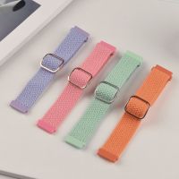 【Hot Sale】 Suitable for watch strap 20m22mm nylon double loop adjustable braided buckle elastic