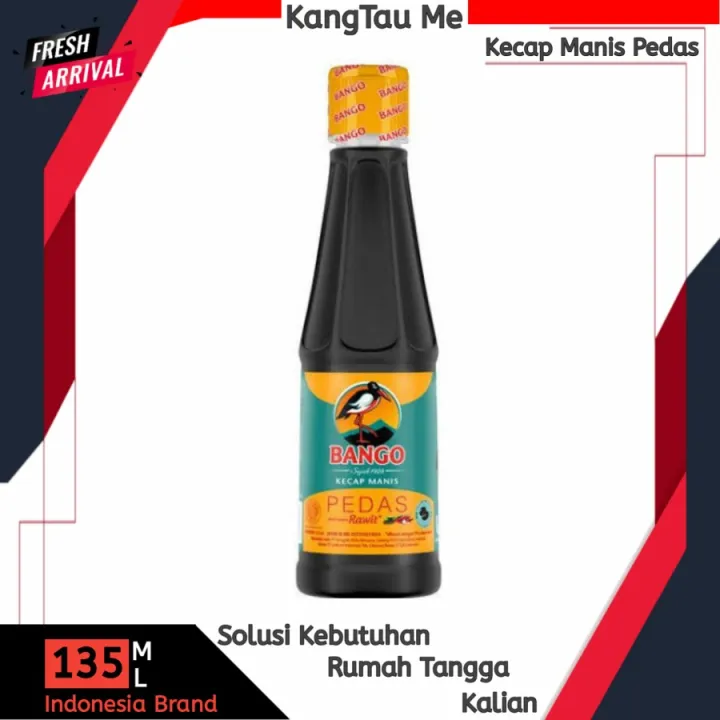 Bango Kecap Manis Pedas Rawit 135mL Botol | Lazada Indonesia