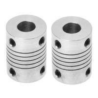 2X Motor Shaft 8Mm To 8Mm Joint Helical Beam Coupler Coupling D18L25