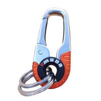 Pacers พวงกุญแจโลหะพวงกุญแจ Carabiner กลางแจ้งพวงกุญแจคาราบิเนอร์โลหะพกพาได้พวงกุญแจ2วงป้องกันการสูญหายสำหรับกีฬากลางแจ้งการเดินป่าและปีนเขา