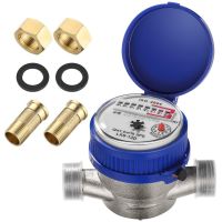 Single Jet Water Meter Brass Water Meter Home And Garden Use Flow Water Meter