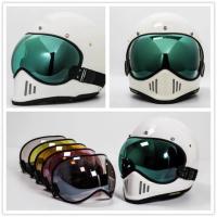 ┋ Use sun visors that are compatible with all motorcycle helmets Helmet glass Retro off road half helmet half open Sun visor