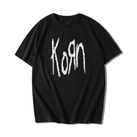 Korn band T-shirt cotton 100%-Black