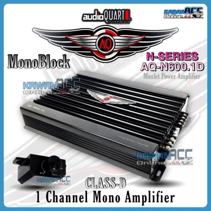 Audio Quart CLASSD AQN600.1D Monoblock Mono 1 Channel Mono Amplifier