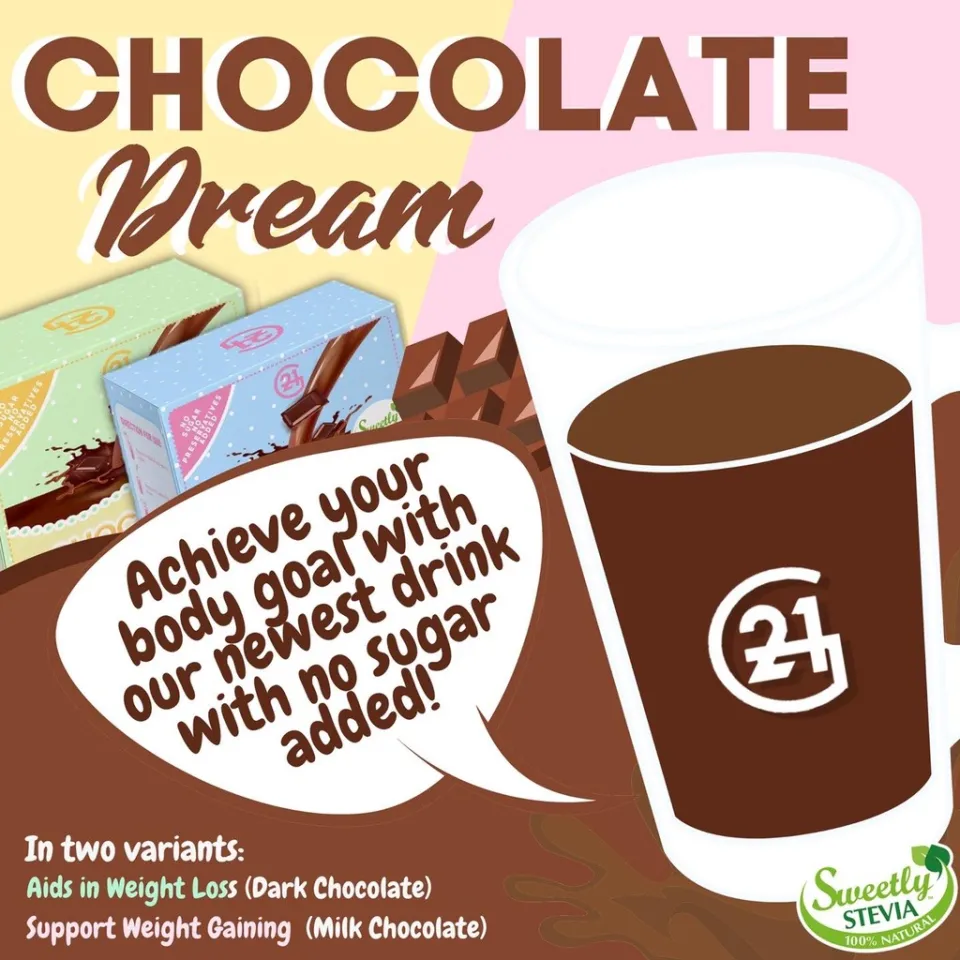 AUTHORIZED DISTRIBUTOR] G21 CHOCOLATE DREAM, YOU-GURT THIS WEIGHT LOSS AND  WEIGHT GAIN DRINK Lazada PH