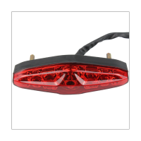 12V LED Red Shell Tail Light for Harley Cruiser Prince Off-Road All Terrain Beach Buggy Vintage Brake Light Accessories