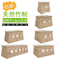 Moxibustion Box Wooden Home Moxa Stick Box Single Wooden Box Bamboo Moxibustion Box Moxibustion Stand Appliance Carry-on Acupuncture