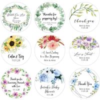 Wedding Stickers Personalized Wedding Favor Labels Thank You Stickers Custom Labels Personalised Wedding Stickers Round Favor