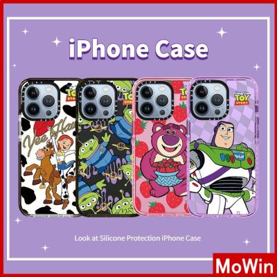 Mowin - เข้ากันได้สำหรับ เคสไอโฟน เคสไอโฟน11 สำหรับ iPhone 14 เคส หนาเคส อ่อนเคสใสกันกระแทกป้องกันกล้องสีม่วงการ์ตูนสไตล์น่ารักเข้า