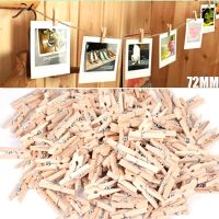 QIANNY Office Multiufunction DIY School Wooden Wedding Photo Clips Craft Decoration Clothes Pegs Clothespin